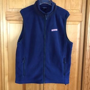 Vineyard Vines Men’s Navy Blue Fleece Vest Medium